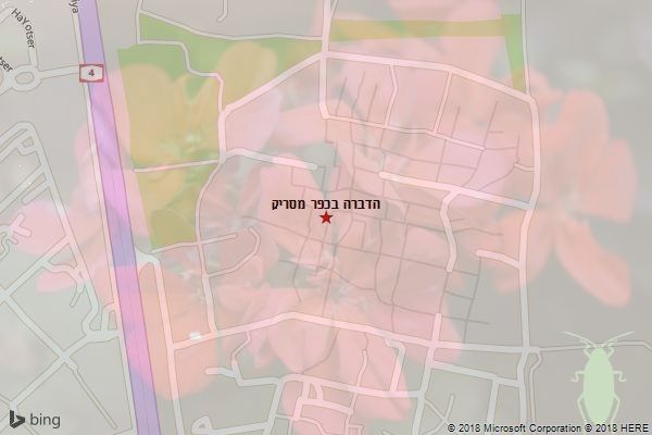 הדברה בכפר מסריק